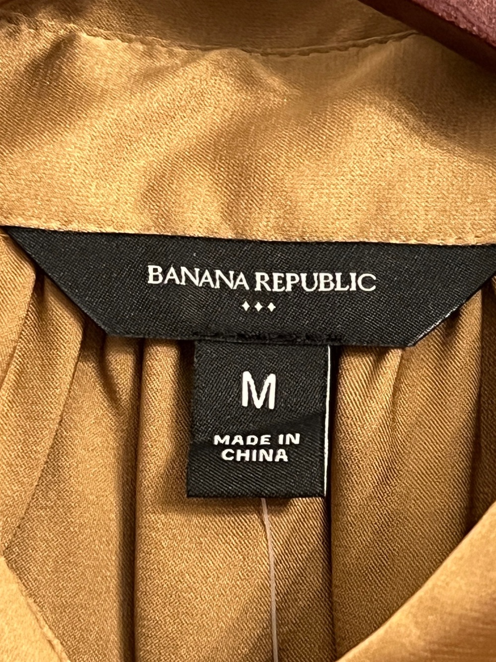 BANANA REPUBLIC Women’s Copper Satin Sleeveless Button Down Collared Blouse NEW - Picture 3 of 6